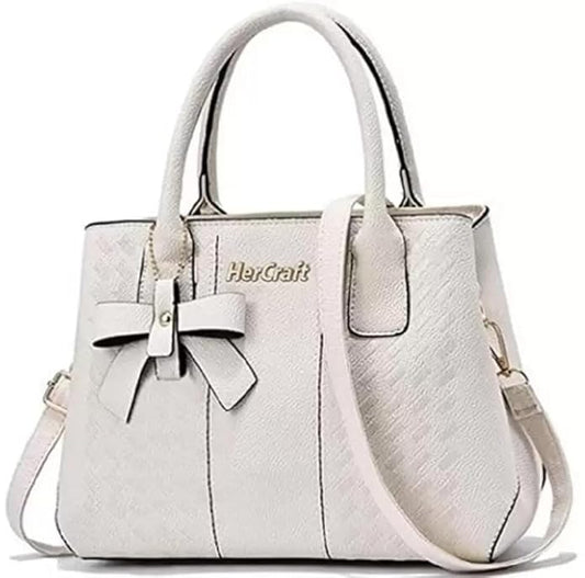 Premium Women’s Top Handle Shoulder Bag with Adjustable & Detachable Sling Strap – Elegant & Versatile Handbag