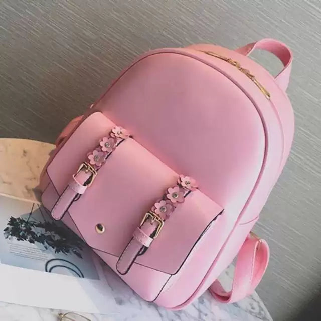 3-in-1 Pink Backpack, Crossbody Bag, and Wallet Set - Cute and Stylish Bags for Women & Girls